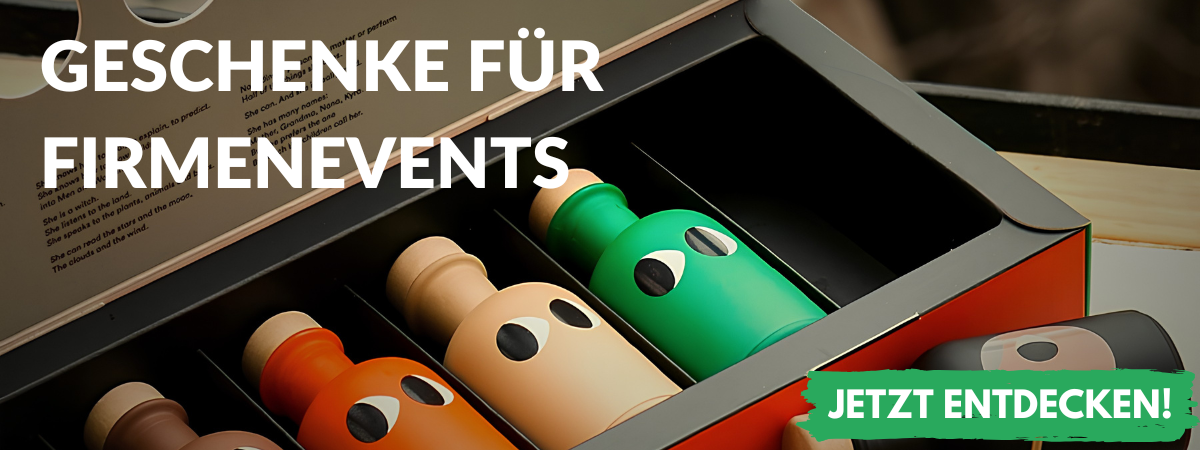 Geschenke für Mitarbeiter und Kunden für Firmenjubiläum, Sommerfest, Firmenevent