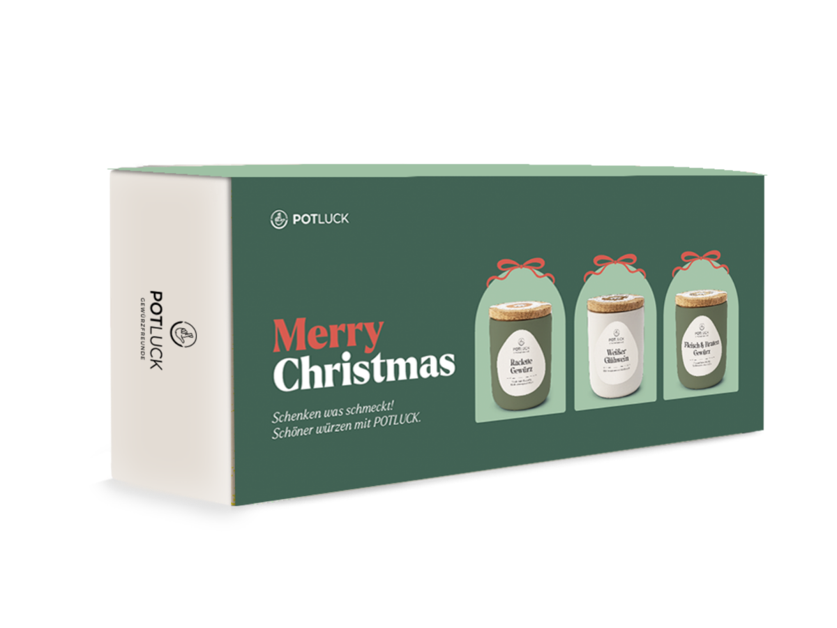 Gewürz-Geschenksets zu Weihnachten für Feinschmecker - 3er-Set Weihnachtsgewürze