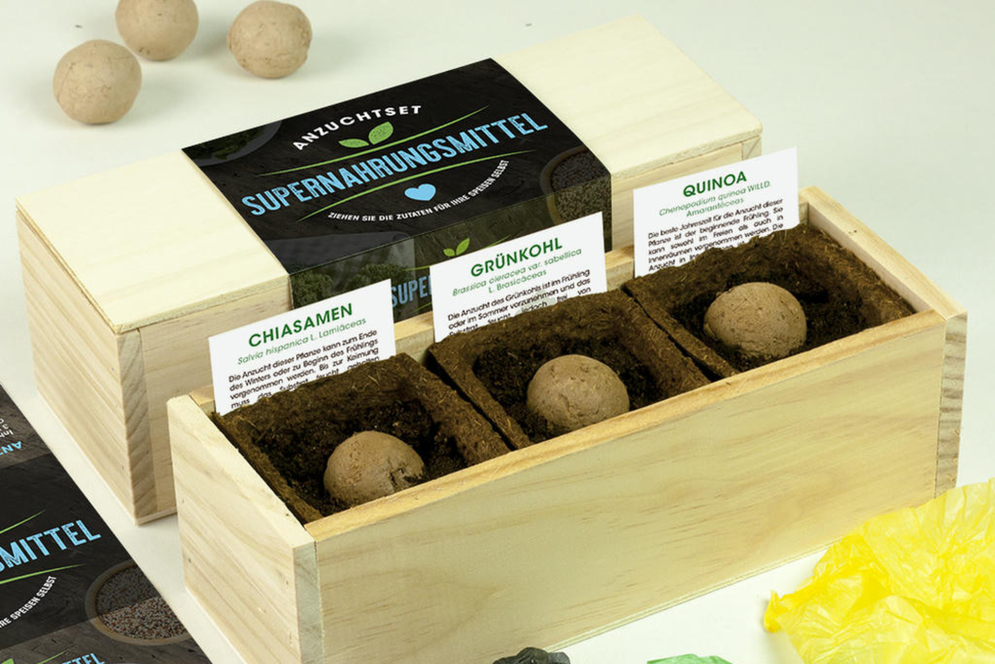 Wellness- und Gesundheitsgeschenke für Kunden & Mitarbeiter - DIY-Anzuchtset Superfood