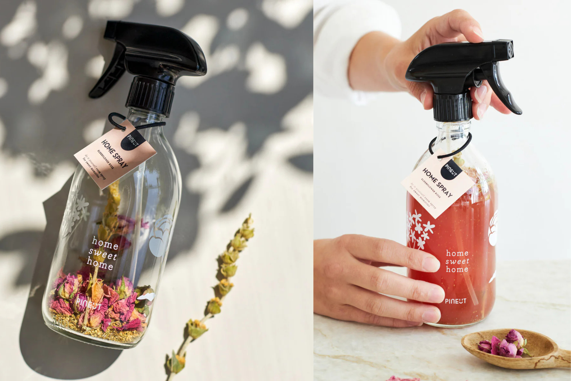 Wellness- und Gesundheitsgeschenke für Kunden & Mitarbeiter - DIY Raumspray - HomeSpa mit Botanicals