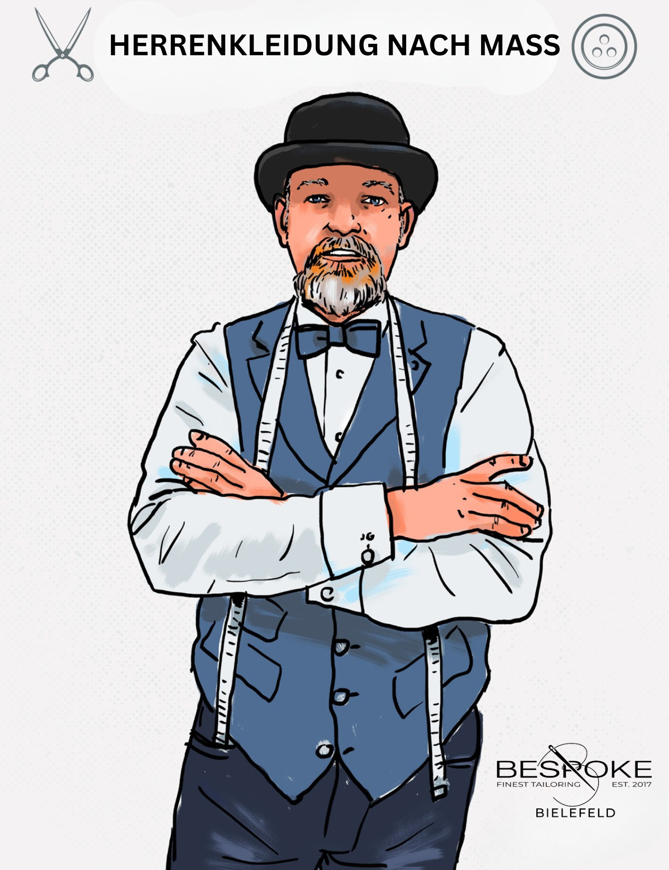 Persönliche Maßberatung bei Bespoke Finest Tailoring in Bielefeld