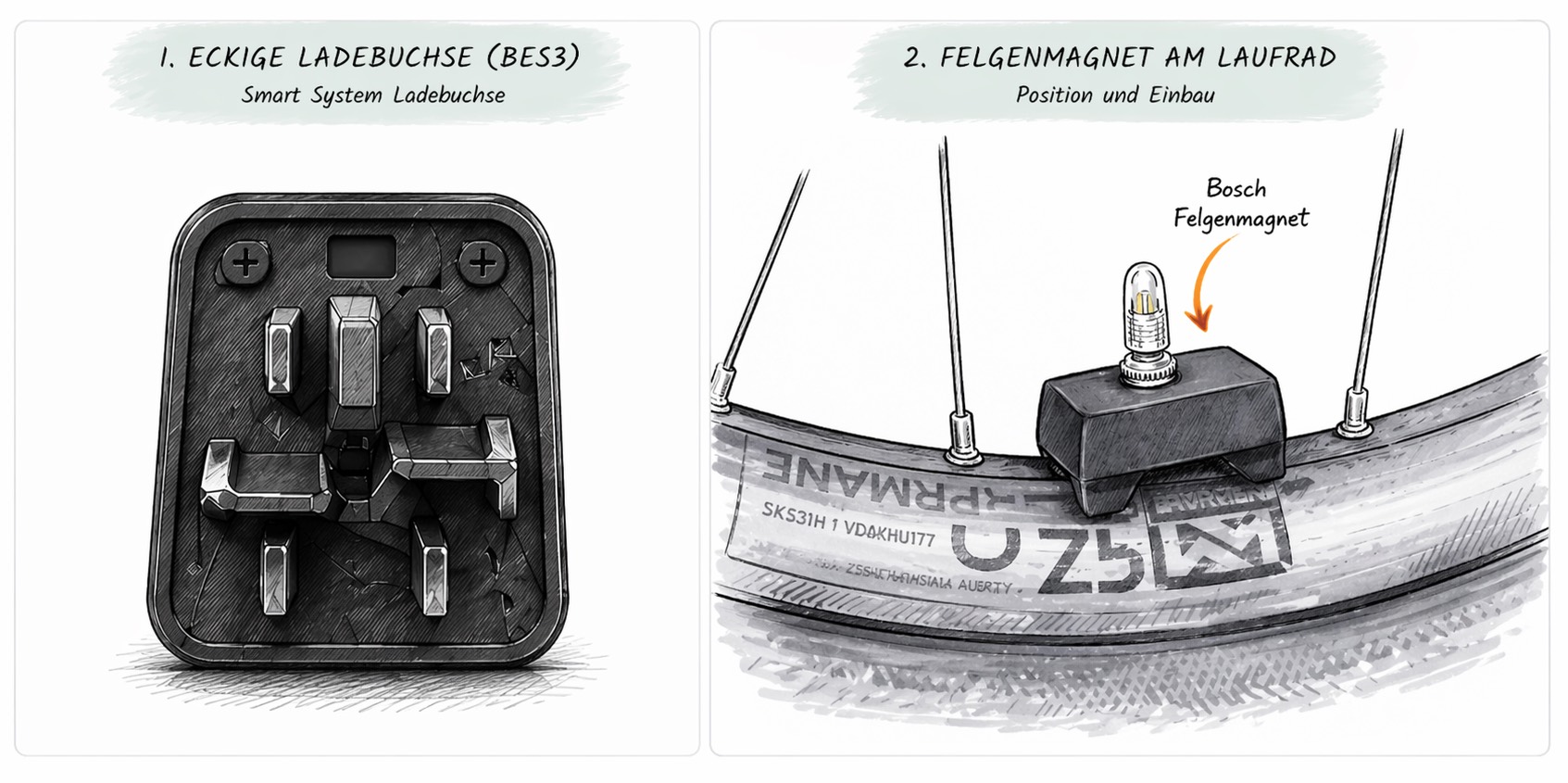 Bosch BES3 Felgenmagnet Übersicht