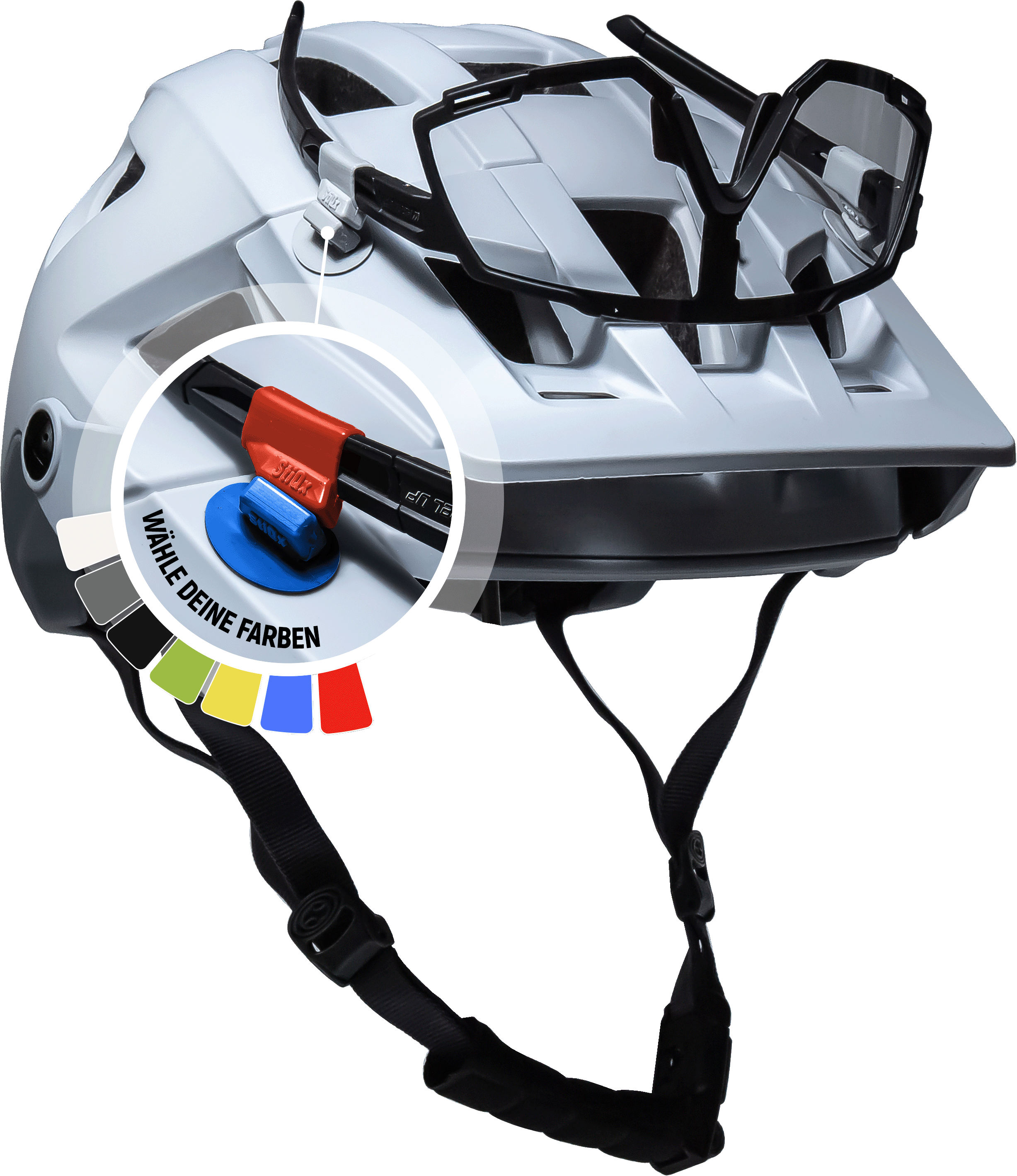 StiQx – Die universale magnetische Sportbrillen-Halterung