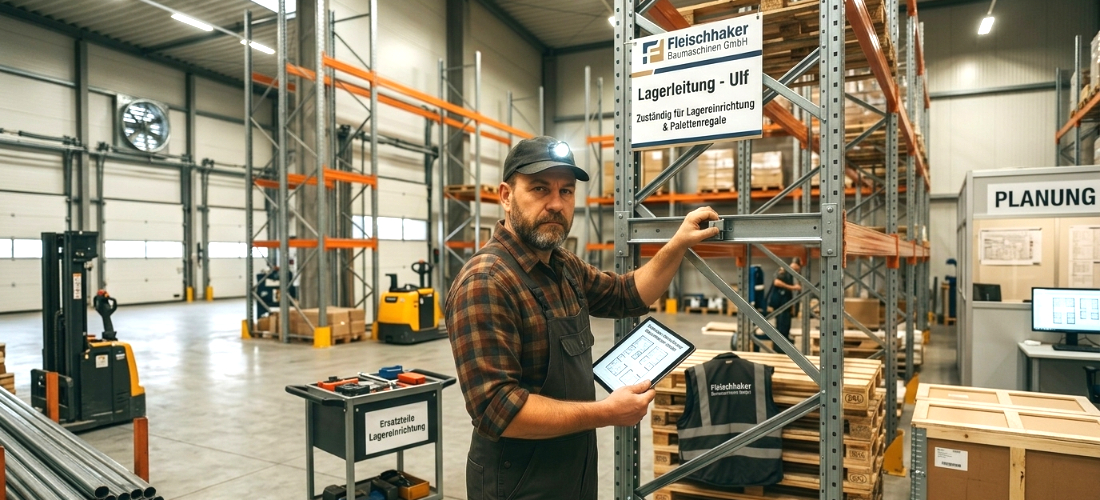 Lagerprofi Ulf gibt Tipps zur Auswahl von Palettenregal-Komplettsystemen