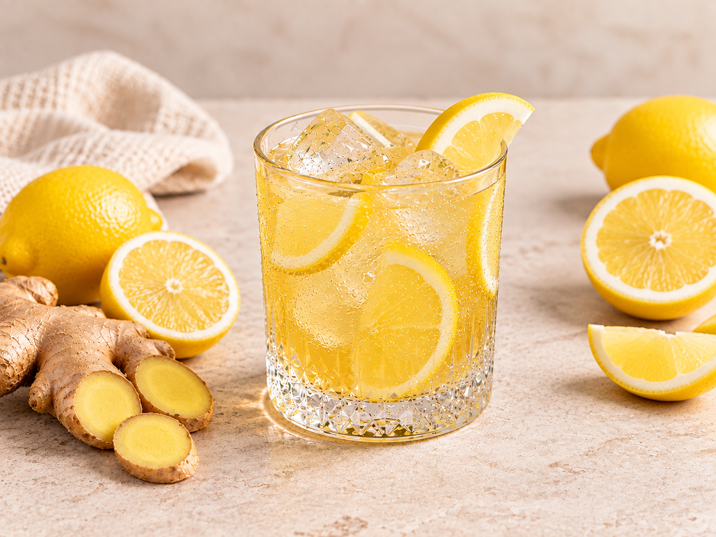 Ingwer-Zitrone Spritz