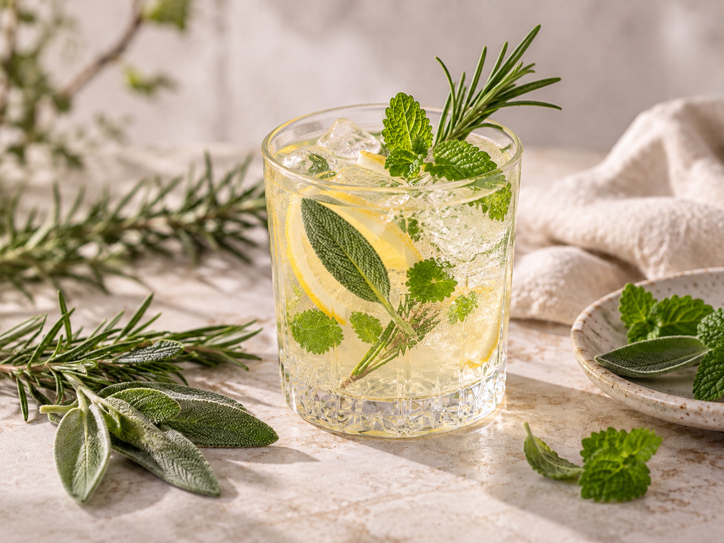 Oxymel Klarheit Kräuter-Zitronen Spritz